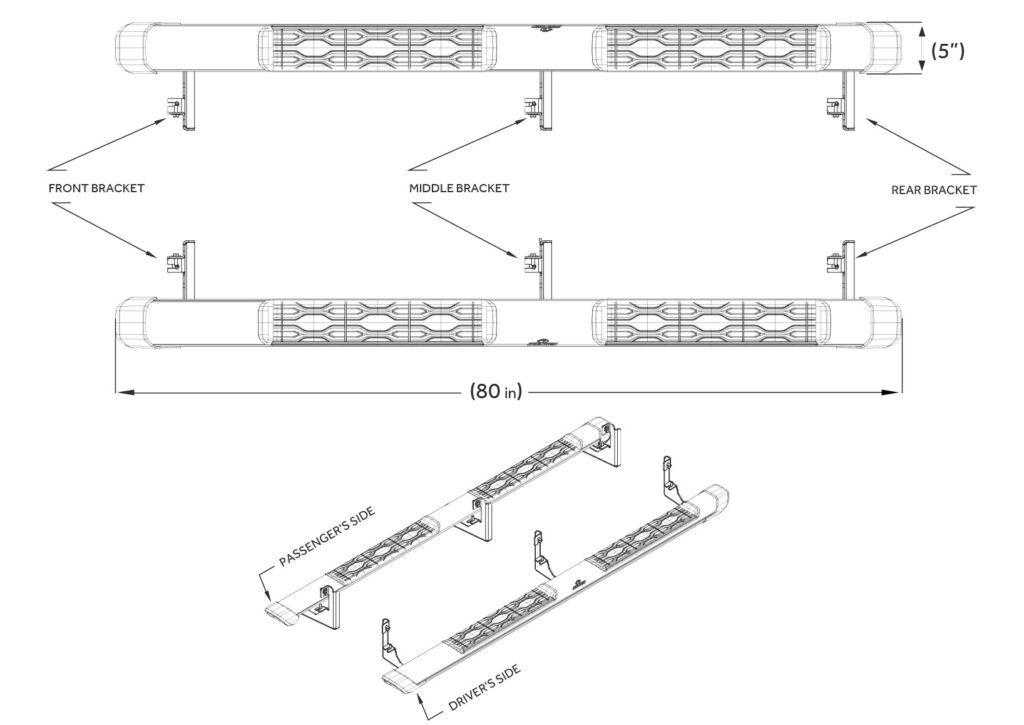 Running Board Ford Ranger 2024 Keko Automotive