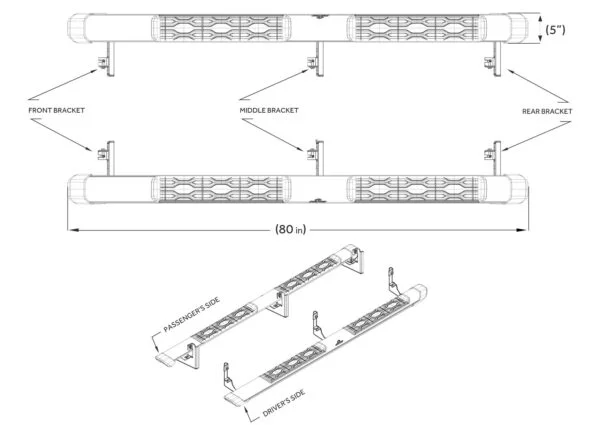 Running Board Ford Ranger 24-25 - Image 8