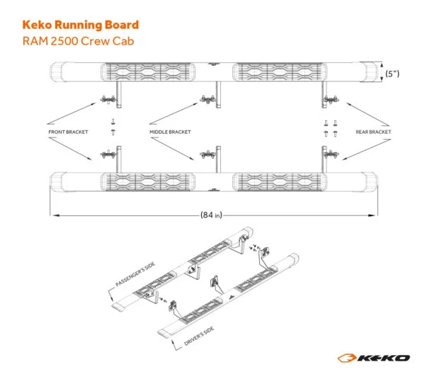 Running Board RAM 2500 Crew Cab - Image 7